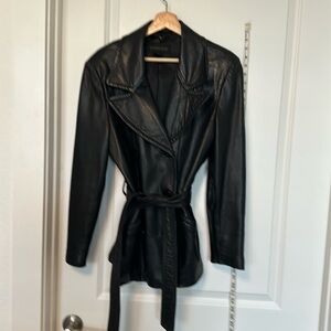 Classiques Entier 100% lamb skin jacket - belted w pockets. Maybe vintage?